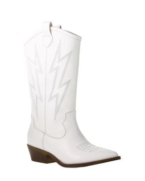 Dirty Laundry Josea Western Boot - White