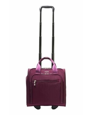 Baggallini 2 Wheel Underseater Carry-On Suitcase - Purple