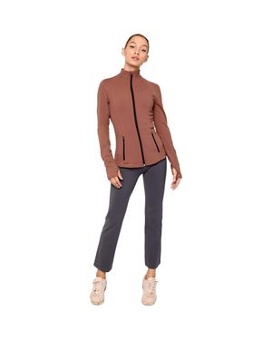 Rebody Active Gen Xyz Zip Up Cloudlux Track Jacket - Brown