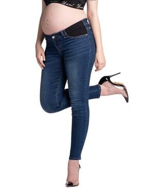 PREGGO LEGGINGS Tribeca Skinny Maternity Jeans - Blue