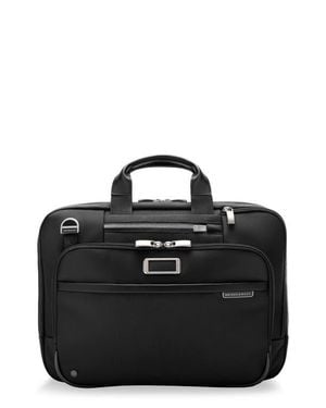 Briggs & Riley @Work Medium Expandable Briefcase - Black