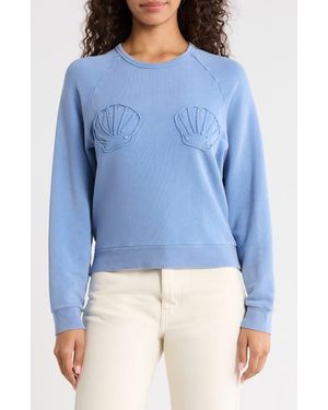 Marine Layer Cloud 9 French Terry Sweatshirt - Blue