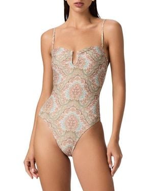 PAIGE Gianna U-Ring One-Piece Swimsuit - Multicolor