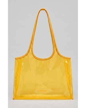 Thirty Years Jelly Clear Tote - Yellow