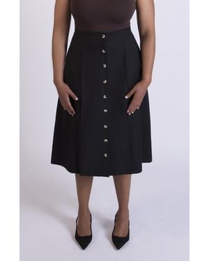 Aam The Label The Wool Midi Skirt - Black