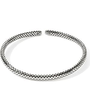 John Hardy Dot Coil Choker Necklace - Metallic