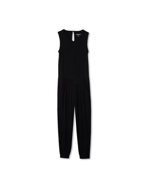 Lands' End Girls Casual Knit Jumpsuit - Black