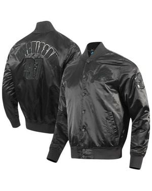 Pro Standard Aidan Hutchinson Detroit Lions Player Full-Snap Jacket - Black
