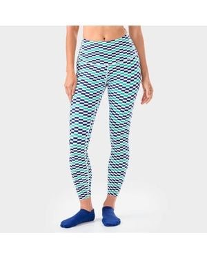 Tavi High Waisted 7/8 Legging - Blue