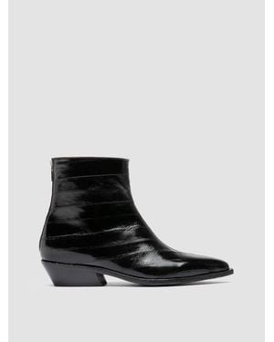 Officine Creative Noelie Dd 109 Leather Ankle Boots - Black