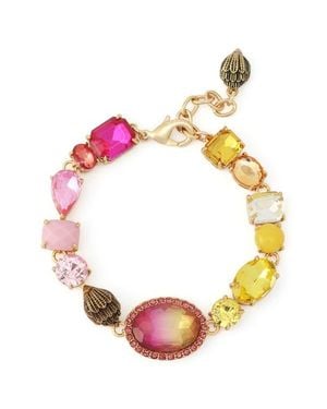 Kurt Geiger Gemstone Eagle Head Flex Bracelet - Pink