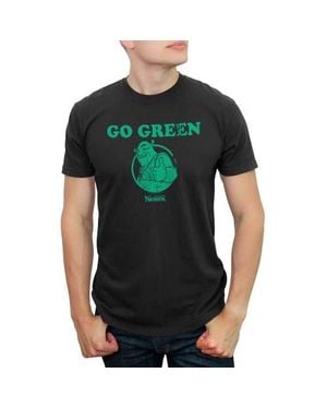 Shrek St. Patrick's Day Go Graphic T-Shirt - Black
