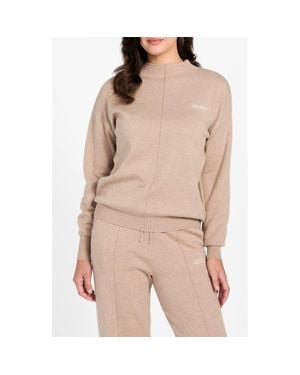 Guess Ursula Funnel Neck Sweater - Natural
