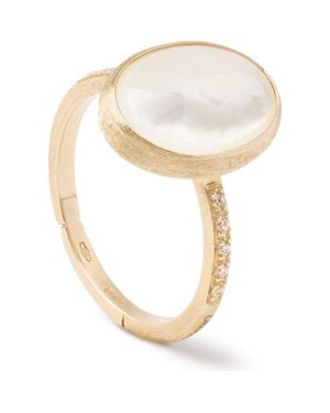 Marco Bicego Siviglia 18K, Diamond & Mother-Of-Pearl Ring - Metallic