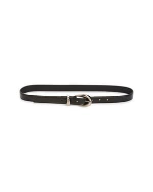 Treasure & Bond Maria Leather Belt - Black
