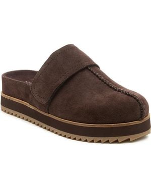 Kelsi Dagger Brooklyn Fig Platform Mule - Brown