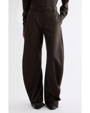 Acne Studios Patty Wool Gabardine Pants - Black