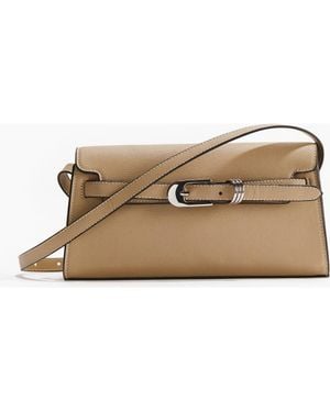 H&M Strap-Detail Shoulder Bag - Natural