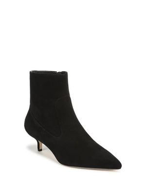 Veronica Beard Laidie Kitten Heel Bootie - Black