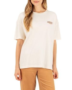 Hurley Free Valley Graphic Boyfriend T-Shirt - White