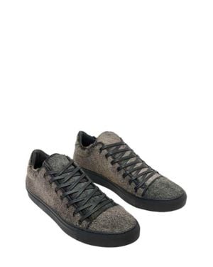 John Varvatos 315 Reed Genuine Calf Hair Low Top Sneaker - Multicolor