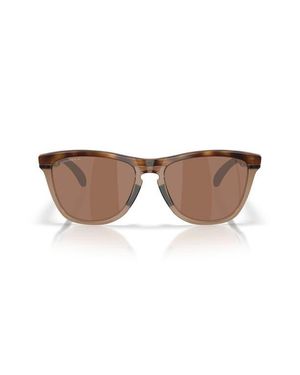 Oakley Gender Inclusive Frogskins Range Xl 58Mm Polarized Round Sunglasses - Brown