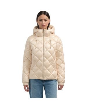 Pajar Skylynn Diamond Quilted Boxy Puffer Jacket - Natural