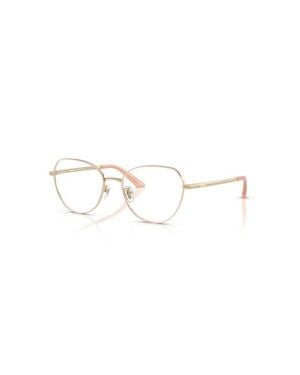 Versace 55Mm Phantos Optical Glasses - Metallic