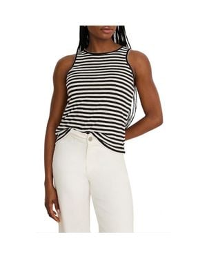 NIC+ZOE Stripe Cape Rib Tank - Multicolor