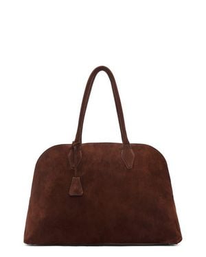 Reformation Seraphina Suede Tote - Brown
