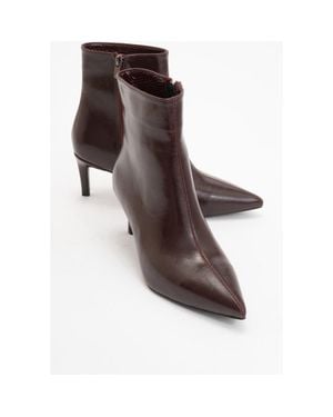 Prologue Shoes Noya Stiletto Boot - Brown