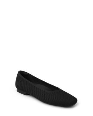 VIVAIA Margot 2.0 Square Toe Flat - Black