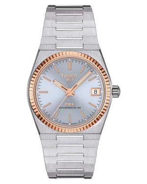 Tissot Prx Powermatic 80 Two-Tone Bracelet Watch, 35Mm - Gray