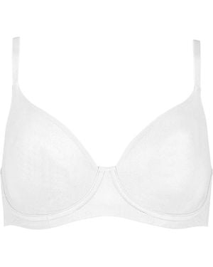 Huit Coton Bio Underwire Bra - White