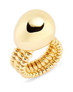 Lele Sadoughi Orb Stretch Ring - Metallic