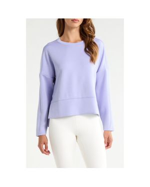 Spanx Air Essentials Tunic Sweatshirt - Blue