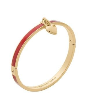 Kate Spade Heart And Spade Enamel Charm Bracelet - White