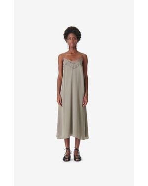 IRO Bailar Silk Dress - White