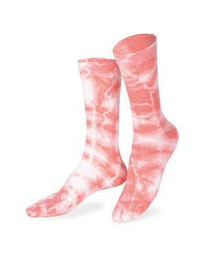 Doiy. Assorted 2-Pack Strawberry Smoothie 3D Crew & Ankle Socks - Pink