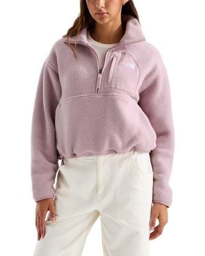 The North Face Yumiori Off Peak Recycled Fleece Pullover - Red
