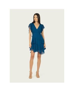 SECRET MISSION Thea Dress - Blue