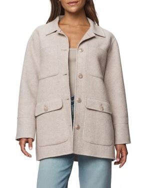 Splendid Beth Wool Blend Jacket - Natural
