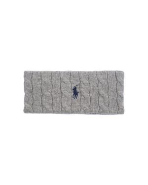 Polo Ralph Lauren Wool Cashmere Cable Headband - Gray