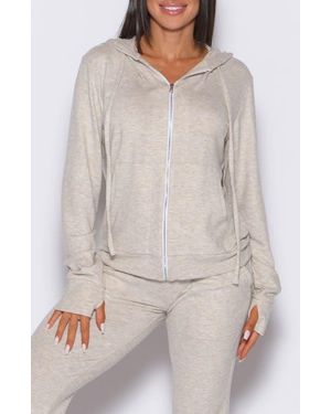 Bombshell Sportswear Gym Crush Hoodie - White