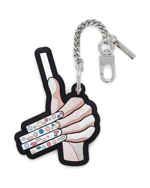 Marc Jacobs The Marc Mani Bag Charm - White