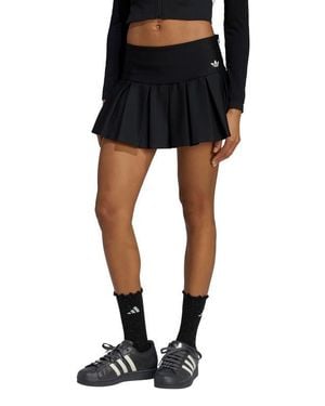 adidas Originals Pleated Miniskirt - Black