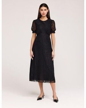 Finery London Mela Midi Dress - Black