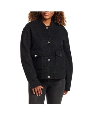 Gallery Bouclé Jacket - Black