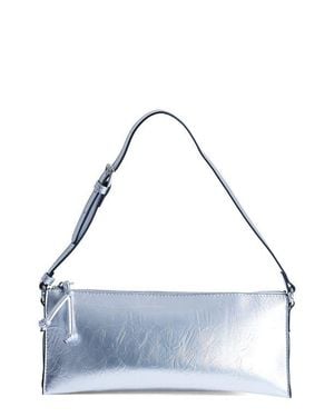 TOPSHOP Simone Metallic Shoulder Bag - Blue