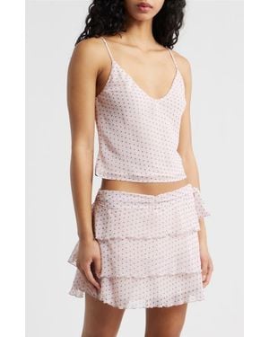 Bella Venice Sila Polka Dot Camisole - Pink